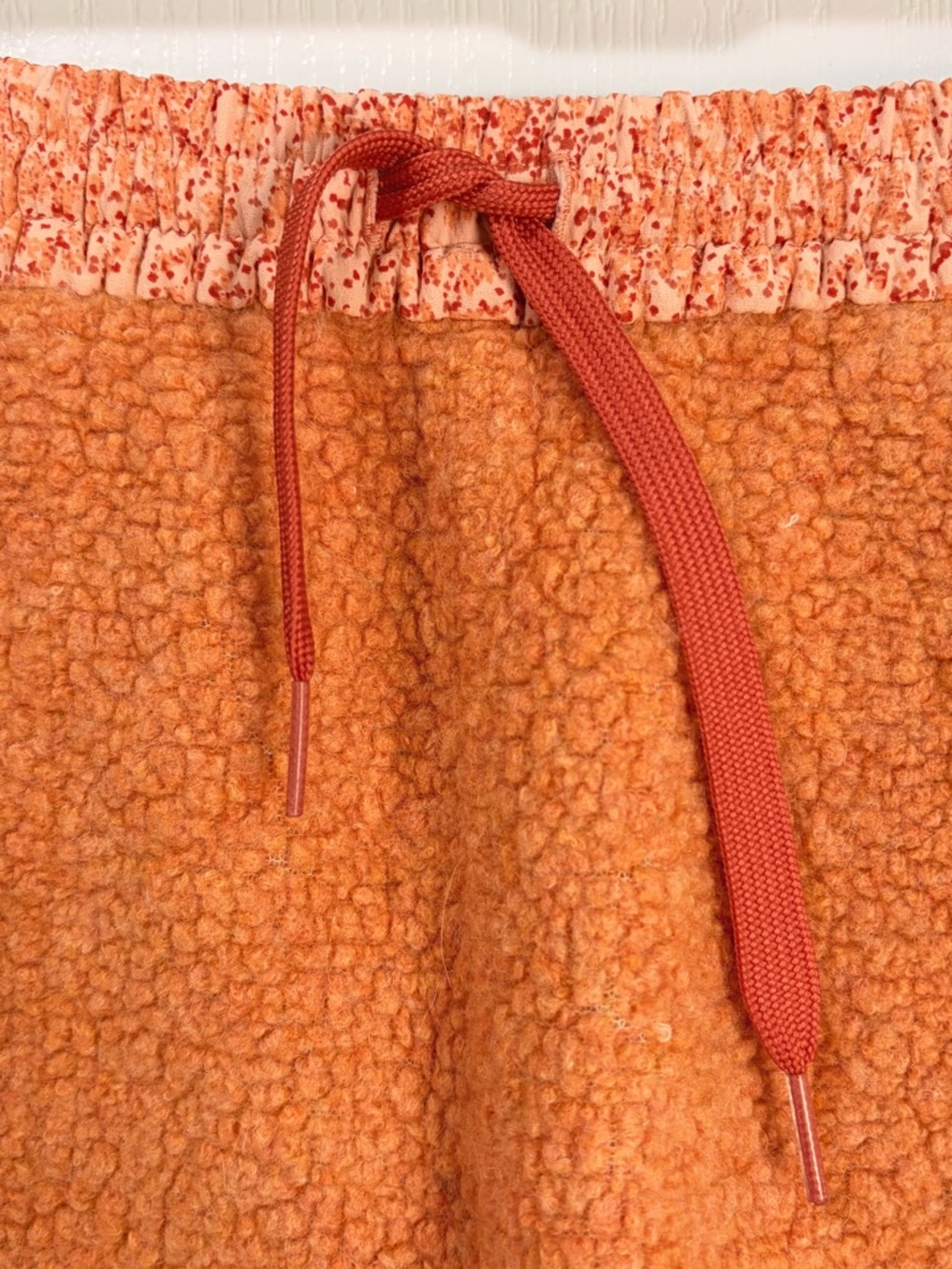 Outdoor Voices MegaFleece Shorts In Papaya/Clementine Colorway‎ - Picture 6 of 11